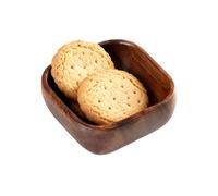 Generisch Wooden Bowls - Decorative Serving Plate in Square Shape, Wooden Serving Plate Tray | For Nuts, Nibbles, Sandwich Appetizers, Dips, Sauce, Sweets, Desserts, Spices, Cherries