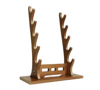 Generisch Wooden flute stand, wooden flute holder, 5-tier scabbard stand - elegant table holder, collection stand for sheath flute The U-shaped in its simple design offers a beautiful and