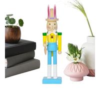 Generisch Wooden Nutcracker Decorations | Figure As The Centre Of Table Decoration | Easter Nutcracker Figures Decorations | For Table Holiday Mantle Stairs Outdoor Fireplace Railing