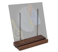 Generisch Wooden Recording Holder - Recording Display | Wooden Album Display | Art Plate Shows | Portable Data Sets Stand | Solid Collection Rack Desktop Decorative Stand for Records Player