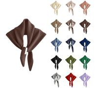 Generisch Wool Triangular Scarf Knitted Triangle Scarf Women's Headscarf Knitted Scarf Multifunctional Warm Knitted Scarf Knitting Pattern in Plain Colours Lightweight Scarf Soft Many Colour