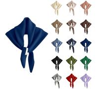 Generisch Wool Triangular Scarf Knitted Triangle Scarf Women's Headscarf Knitted Scarf Multifunctional Warm Knitted Scarf Knitting Pattern in Plain Colours Lightweight Scarf Soft Many Colour