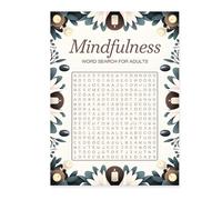 Generisch Word Search Book - Puzzle Book with Different Difficulty Levels | Relaxing Brain Training Games for Adults Leisure, Travel & Everyday | for Stress Relief