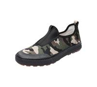 Generisch Work Shoes Men's Lightweight Slip-On Vintage Casual Shoes Non-Slip Flat Shoes Soft Lightweight Slip On Shoes Breathable Lovers Street Shoes Breeze Shoes Without Lacing Non-Slip, camouflage