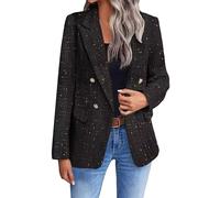 Generisch Work Suit Women's Sweatshirt Oversized Women's Jacket Sports Jacket Lightweight Casual Sweatshirts Plain Loose Long Sleeve Tops with Pocket Coat Autumn Spring Hiking Jacket, bronze, L