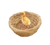 Generisch Woven Bird House for Breeding - Nest with Flat Base, Sturdy Cage Accessories, Safe Multi-Purpose Habitat, Comfortable Small Animal House, Perfect for Pigeons, Parrots, Rabbits, Hamsters