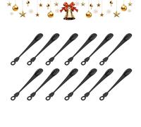 Generisch Wreath Hangers for Front Doors, 12 Pieces and Reusable, Pack of 12, Stocking Hangers for Mantle, Fireplace, Outdoor, Railing, Holiday Decoration, Home, Cupboard,