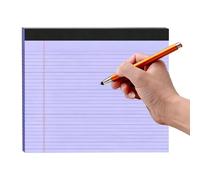 Generisch Writing Pads, 24 x 27 cm, Lined, 30 Sheets Landscape Format, for Lawyers, Lawyers, Professionals, Office, School, Court, Study, Notes, Case Management