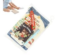 Generisch Writing Set for Children, Christmas Notebook with Pen, Santa Claus Keyring - for Children at Home and School in the Classroom for Learning Notes Writing and for Party