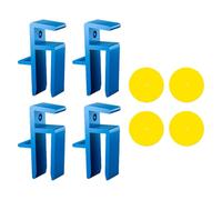 Generisch Writing Tool - 4 Piece Tracing Template | Precise U Model | Cabinet Door Assembly Tools 16 to 18mm | Carpenter Accessories, DIY, Professional Workshop Use