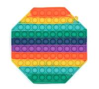 Generisch XXL 20 cm Push It Pop Fidget Toy Bubble Fidget Anti Stress (Octagon)