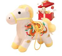 Generisch Year of the It Plush Toy - Soft Comfortable Doll 2026 | Chinese Plush Toy | For Chinese New Year Christmas Party Home Decoration Children's Room Party Collection Exhibition