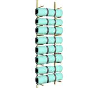 Generisch Yoga Mat Storage Rack Wall Mount 9 Tier Shelf for Foam Roller and Mats Gym Workout Room Organization
