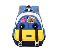 Generisch Young Girls Toddler Backpack, Cute Cartoon Car Design Preschool Backpack, Large Capacity Waterproof Nylon Kids Backpack with Adjustable Shoulder Strap, yellow, L, Classic