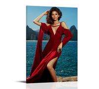 Generisch Zendaya Colemana Charming Poster Canvas Wall Art Prints Hanging Photos Creative Decoration Home Arts 08 x 12 Inches (20 x 30 cm)