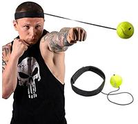 Generise Boxing Ball Headband Reflex Ball for Boxing Punching Training & Fitness - Improve Reaction Speed & Reflexes, Ideal Home Workout Exercise Suitable for Men, Women & Children