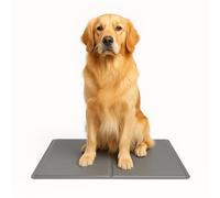 Generise Dual Sided Non-Toxic Wipe Clean Pet Cooling Gel Mat - Suitable for Small Dogs and Cats 40cm x 30cm - Grey
