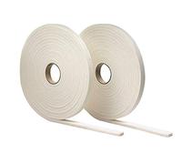 Generise Foam Draft Strip - 5M - Two Pack Window Draft Excluder Tape D Type Self-Adhesive EPDM Door Window Draught Excluder Strip Foam Seal Soundproofing Avoidance Rubber Weatherstrip