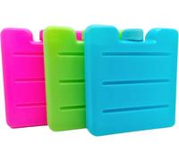 Generise Mini Freezer Blocks - 3 Pack - Reusable Ice Packs for Lunch Bags, Coolers & Travel