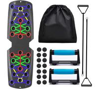 Generise Push Up Board with Handles, Straps, Non-Slip Stickers & Storage Bag