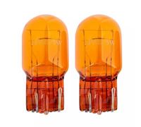 Generisk Amber Glass With Double Filament Brake Light Bulb, 12V 21/5W Car Capless Brake Light Bulb, Amber Glass 580 Tail Push Bulb In Car, 1 Pair Brake Light Bulbs
