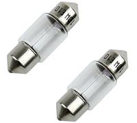 Generisk Number Plate & Interior Car Bulbs - 269 C10W Bulbs Lights for Interior & Registration Plate- Super Bright-12v 10w-1 Pair Auto interior lighting,Glass Car Bulb