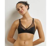 Generous Non-Underwired Bra Black