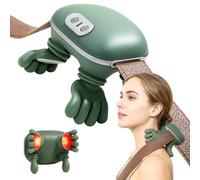 Genesandro N7 Bionic Neck and Shoulder Massager, Heated Real-Hand Massagers with Fingers for Back Muscle Pain Relief, Portable & Lightweight Design