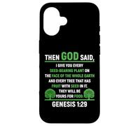 Genesis 1:29 Scripture Case for iPhone 16
