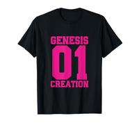 Genesis 1 Creation Bible Chapter Jersey Design T-Shirt