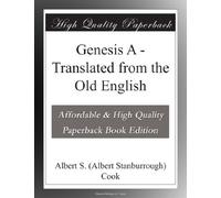 Genesis A - Translated from the Old English