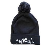 Genesis Band Logo Bobble Hat in Black Genesis Black One Size