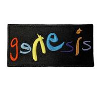 Rock Off officially licensed products Genesis Band Logo Woven Patch Accessory Size