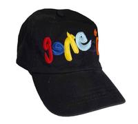 Genesis Baseball Cap Classic Band Logo Strapback Official Black One Size