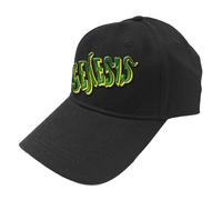 Genesis Baseball Cap Green Classic Band Logo new Official Black Strapback