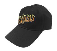 Genesis Baseball Cap Orange Classic Band Logo new Official Black Strapback