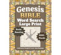 Genesis Bible Word Search Large Print: A Faith Journey Through KJV Genesis - Book of Beginnings