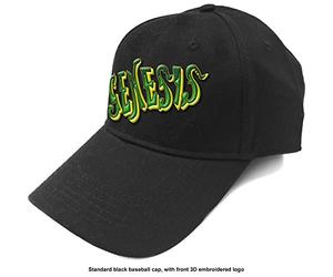 Genesis - Cappello (Unisex-U) Green Classic Logo (Nero)