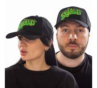 Genesis - Cappello (Unisex-U) Green Classic Logo (Nero)