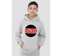 Genesis Circle Logo Youth Kids Pull-Over Hoodie, Athletic Heather in Grey | Size: 7-8 Years Genesis Grey 7-8 Years