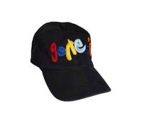 Genesis Classic Band Logo Strapback Baseball Cap in Black Genesis Black One Size
