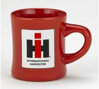 Genesis Diner Mugs Ih Red With International Harvester's Ih Black And Red Logo
