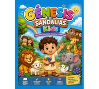 Génesis en Sandalias Kids: Libro Bíblico para Colorear con Historias Divertidas del Génesis (Biblia sin corbata kids)