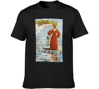 Genesis Foxtrot Album Cover Phil Collins Peter Gabriel Black Men T-Shirt Graphic Printed Top Unisex Tee(XX-Large)
