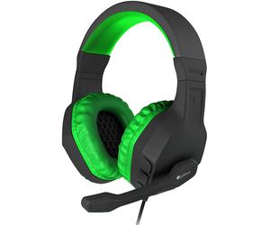 Genesis Gaming Stereo Green/Black Headset - Argon 200 (For PC)