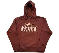Genesis Hoodie The Way We Walk Band Logo Official Unisex Brown Pullover XXL