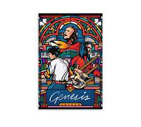 Genesis' Iconic Album Abacab Vintage Poster Canvas Print Wall Art Retro Decorative Painting for Home Bedroom Living Room Decor20x30inch(50x75cm)