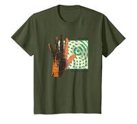 Genesis Invisible Touch T-Shirt, Youth, Olive Green, Small
