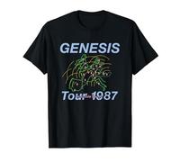 Genesis Invisible Touch Tour 1987 T-Shirt, Men, Black, 3X-Large