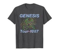 Genesis Invisible Touch Tour 1987 T-Shirt, Men, Dark Heather Grey, X-Large